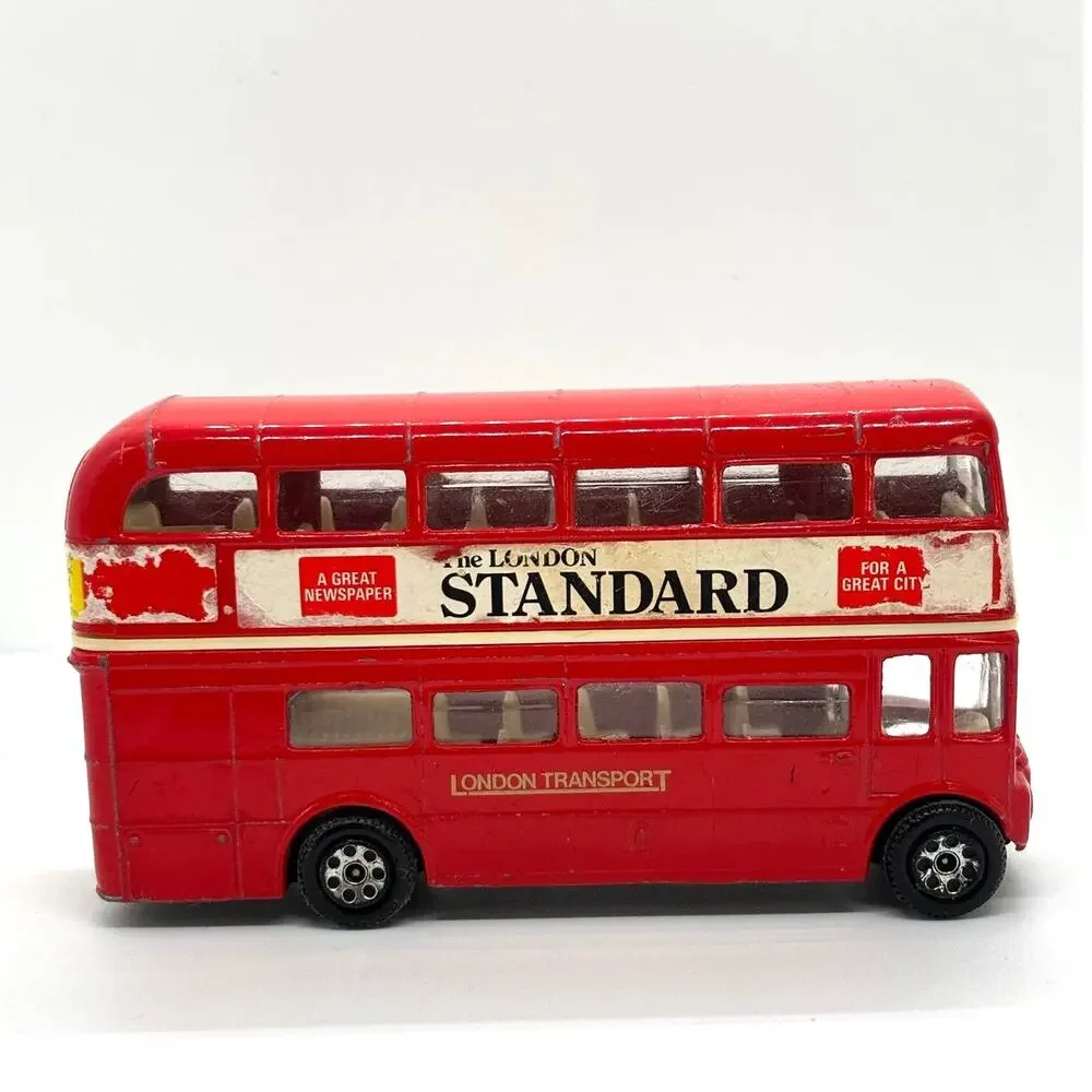 Vintage Corgi Diecast The London Standard Red Transport Double Decker Bus, Toy